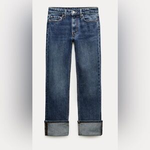 Zara Denim Jeans Mid Waist